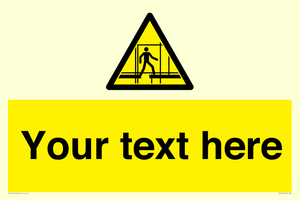 Custom Scaffold Incomplete Sign